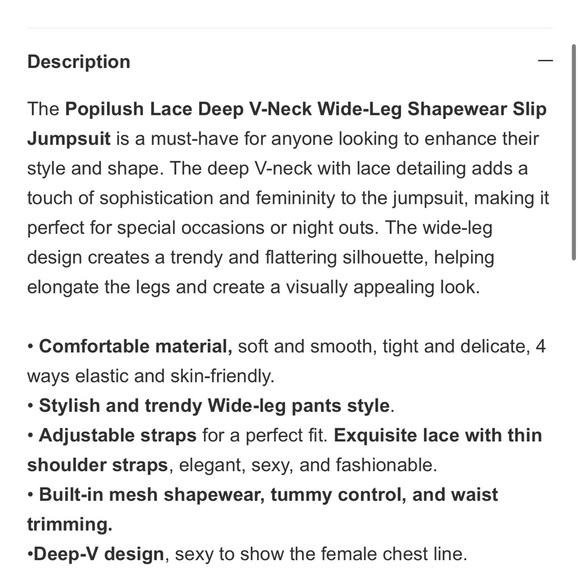 LACE DETAIL JUMPSUIT - Picture 5 of 5